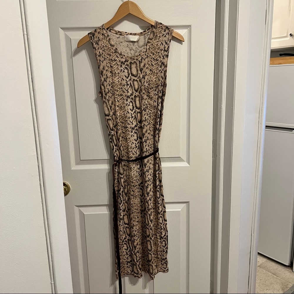 Zimmermann snake print cotton dress